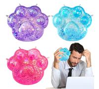 Taba Squishy,Fufu Squishy,3 Pcs Sticky Sensory Toy,Stretchy Fidget Toy Stress Relief Toys,Anxiety Relief Toys Stress Toy for Adults Kids Birthday Gifts(Purple Blue Pink)