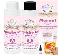 Taba Squishy Making Kit Ultra Slow Rising Soft Cream Gel Flex Rubber Liquid Silicone 7oz Pack