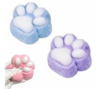 Taba Squishy Paw, 2 PCS Fufu Squishy for Kids & Adults,Fade Out,Cute Sensory Fidget Toys for Anxiety Relief, Party Favors, and Office Desk Decor