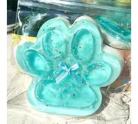 Taba Squishy, Squishy, Cat Paw Big Cat Paw Silicone Squeeze Toys for Stress Relief 5 Inch Cat Paw Giant Paw Fidget Toys for Relaxation|desk Accessory (Big Sea Salt)