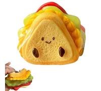 Taba Squishy, Taba Squishy Big, Fufu Squishy, Sandwich Taba Squishy, Soft Decompression Squeeze Toys Pinching Sandwich Simulation Toy, Fufu Fidget Toys for Kids Adults Anxiety Relief Sensory Toys