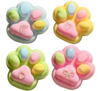 Taba Squishy Toys, Taba Squishy Kit, Fufu Squishy, Animals Squeeze Toys, Fidget Squeeze Toy Adorable for Adults,Stress Relief Novelty for Anxiety (4 Cat Paws)