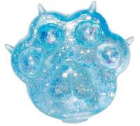 Taba Squishys Cat Paw,Clear Cat Paw Squeeze Toy Stress Relief Glitter Kitten Paws Sensory Toy Soft Stress Ball Animal Claw Fidget Toys for Children Adults Birthday Gift Party Favors Office Desk Toys