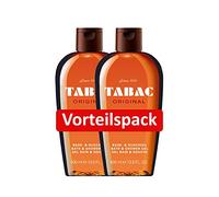 Tabac Original Bath & Shower Gel Duo Set for Men - 2 × 400 ml | Revitalising Body Wash with Classic Spicy, Woody & Musky Fragrance | Cleansing and Nourishing Shower Gel for Smooth, Fresh Skin