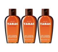 Tabac Original Bath & Shower Gel Duo Set for Men - 3 × 200 ml | Revitalising Body Wash with Classic Spicy, Woody & Musky Fragrance | Cleansing and Nourishing Shower Gel for Smooth, Fresh Skin
