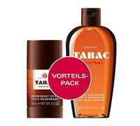 Tabac Original Men’s Care Duo - Deodorant Stick 75 ml & Bath & Shower Gel 400 ml | Long-Lasting Freshness with Classic Spicy, Woody & Musky Fragrance | Gentle, Nourishing Daily Body Care Set