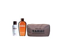 Tabac Original Men’s Grooming Gift Set - Aftershave Lotion 150 ml, Bath & Shower Gel 400 ml & Toiletry Bag | Classic Spicy Woody Musky Fragrance | Complete Post-Shave & Body Care Collection