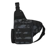 TABAGFKFNV Camping Climbing Bag Chest Pouch for Men Cycling Hiking Travel Outdoor Sport Tactical Crossbody(Camo Gray)