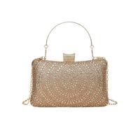 TABAGFKFNV Handmade Beaded Evening Clutch With For Women Gala Wedding Party Prom Black Tie Bag(Pink)