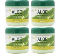 TABAIBA Tabaibaloe Premium Face and Body Cream, Aloe Vera, 1200 millilitre x 4 Units