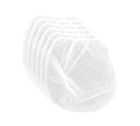 Tabanzhe 1 Gallon Paint Strainer Bags-10PCS White Fine Mesh Bucket Strainer with Elastic Top Opening Mesh Filters Bag for Paint Gardening