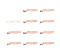 Tabanzhe Team Bride Wristbands-1 White Bride Wristband and 10PCS Rose Gold Team Bride Wristband Bride to Be Bachelorette Party Hen Do Accessories for Wedding Bridal Shower Engagement Decorations