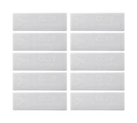 Tabanzhe 10 Pack 'CCTV In Operation' Sticker Signs - Vinyl 5cm X 15cm Front Self-Adhesive Warning Decals for Window, Door, Business, Office Safety and Security