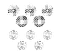 Tabanzhe 10PCS Heat Shield Repair Kit - 30mm Vehicle Heat Shield Clips and Locking Washers, Metal Fasteners Compatible with Most Car Models, 2 Styles