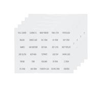 Tabanzhe 150 PCS Waterproof Labels for Travel Size Bottles-Cosmetic Jars Clear Stickers Beauty Organization Label for Refillable Bottles Bathroom Lotion Cream Body Wash Shampoo