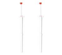 Tabanzhe 2 Pack Pickle Grabber Stainless Steel Pickle Picker Fork for Jars, Long Handle Pickle Pincher Tool for Olives, Cucumbers and Pickled Foods