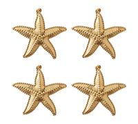 Tabanzhe 2 Pairs Starfish Earrings-Women Gold Beach Stud Earrings Summer Jewelry Ocean Themed Earring Gifts for Women Girls Birthday Christmas