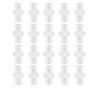 Tabanzhe 20 Pcs Syringe Adapter Luer Lock Female to Female-Transfer Joint Connector Coupler Kit for Syringe Connection,Liquid & Gas Transfer,Lab Use