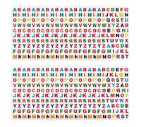 Tabanzhe 20 Sheets A-Z Alphabet Stickers,Glitter Colorful Letter Stickers,Self Adhesive Alphabet DIY Decoration Decal for for Kids Children Craft Scrapbooking Making Gift Wrapping