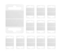 Tabanzhe 200 Pieces Sticky Slot Hole Clear Sticky Hanging Tabs: Efficient Self-Adhesive Solutions for Store Retail Displays,Tag Hooks for Sale Items