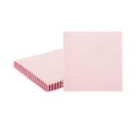 Tabanzhe 20PCS Jewellery Cleaning Cloth, Soft Double-Sided Polishing Cloth Cleaner Cloth for Cleaning Silver, Gold, Pearl, Platinum, and Bracelet (Pink)
