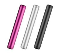 Tabanzhe 3 Pack Smell Proof Doob Tubes - Airtight Aluminium Joint Holder Metal Containers Pocket-Sized Travel Case for Cigarettes, Pills,Vitamins, Durable Portable Storage Tubes