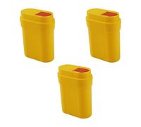 Tabanzhe 3 Pcs Travel Sharps Bin 0.2L Small Portable Sharps Container for Insulin Pen Needles Safe Needle Disposal Leakproof Mini Sharps Box for Daily & Travel Use