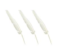 Tabanzhe 3 PCS White Feather Pen,Retro Quill Ballpoint Pen,Black Ink Feather Signing Pen,Refillable Ballpoint Pen for Wedding Office Business Gift Birthday Party