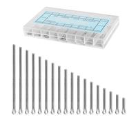 Tabanzhe 360pcs Watch Link Cotter Pins 6-23mm-Stainless Steel Watch Band Pins Replacement & Repair Kit for Watchmakers,Watch Strap,Bracelet