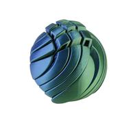 Tabanzhe 3D Printed Gear Sphere Fidget Ball - Rotating Twist Spinner Stress Relief Ball, Sensory Fidget Gear Balls for Anxiety Relief, Fun Desk Balls Gift for Birthday Christmas (Style B)