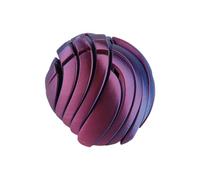 Tabanzhe 3D Printed Gear Sphere Fidget Ball - Rotating Twist Spinner Stress Relief Ball, Sensory Fidget Gear Balls for Anxiety Relief, Fun Desk Balls Gift for Birthday Christmas (Style A)