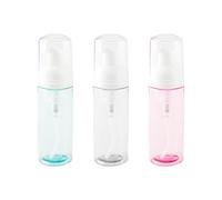 Tabanzhe 3PCS Foam Pump Bottle 60ml/2oz - Mini Travel Refillable Foaming Soap Dispenser for Face Wash, Hand Soap, Shampoo and Skin Care