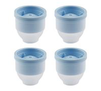 Tabanzhe 4 Pcs Ice Ball Mould Set,5cm Large Round Ice Cube Moulds,Silicone Ice Ball Maker with Easy Release,Slow Melting Ice Sphere Mould for Whisky Cocktails Drinks Freezer Tray