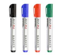 Tabanzhe 4 Pcs Permanent Marker Pens - Colored Thick Pens Set for Plastic,Cardboard - Doodling, Coloring, and School Supplies for Adults, Kids, Artists, Drawing, and Illustration