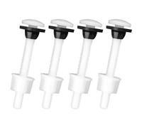Tabanzhe 4 Pcs Plastic Toilet Tank Fixing Kits,Durable Toilet Close Coupling Toilet Cistern Bolts,Bathroom Toilet Repair Kits for Toilet Cistern to Pan Connecting