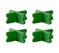 Tabanzhe 4PCS Decking Spacers Multiple Gap Width Deck Board Spacers Tools Plastic Decking Spacer Set forComposite Hardwood Decking Material(Green)