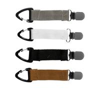 Tabanzhe 4PCS Hat Clips for Travel - Hands-Free Hat Holder Clips for Bag, Backpack, Purse & Luggage, Travel Hat Accessories for Hanging Caps and Sun Hats