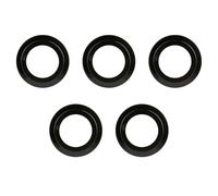 Tabanzhe 5 PCS Sink Plug Seal O-Rings Washers,Kitchen Drain Sealing Universal Rubber Sink Plug Strainer Replacement Fitting,Sink Waste Basin Bath Plug Seal Accessories for Basket Strainer(black)