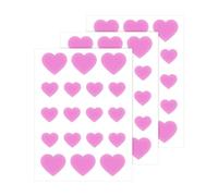Tabanzhe 54PCS Pink Love Pimple Stickers - 18Pcs*3Sheets, Waterproof Acne Patches - Hydrocolloid Acne Pimple Patches for Face