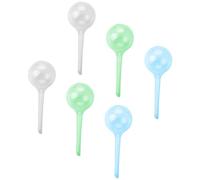 Tabanzhe 6PCS Plant Watering Globes,70ml Self Watering System for Plants,Automatic Plant Waterer Garden Drip Feeders for Indoor Outdoor Potted Plants (Green, Blue, Clear)