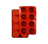 Tabanzhe 8 Cup Muffin Tray-Deep and Large Non-Stick Cupcake Molds Silicone Reusable Baking Pan Case for Making Egg Muffin Cupcake Quiches Tart Yorkshire Pudding Desserts