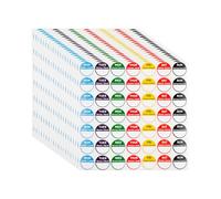 Tabanzhe 980PCS Days of The Week Stickers-Round Food Labels Day Dots, Easy Peel & Write Date Stickers, Removable Full Week Kitchen Labels for Jars, Food Rotation, Home & Catering