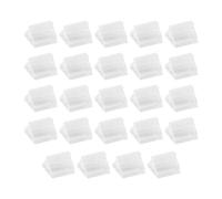 Tabanzhe Acrylic Card Stands-24PCS Place Card Holders Transparent Game Card Stands Table Sign Display Holder for Wedding Cards Photos Menus Memos Pictures Displaying