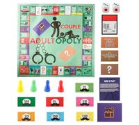 Tabanzhe Adultopoly Board Game for Couples, Couples Board Game for Adults with Conversation Cards, Romantic Bedroom & Date Night Relationship Game