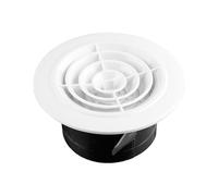 Tabanzhe Air Vent Covers-4"/100mm Round Adjustable Ceiling Vent for Walls Indoor Air Diffuser for Bathroom Kitchen Shed Office Tumble Dryer Vents(White)