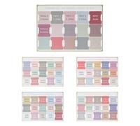 Tabanzhe Bible Tabs 75PCS Bible Tabs Index Stickers for Women Men Study Journaling Supplies Large Print Laminated Tab Christian Gift with Positioning Guide and Blank(Style B)