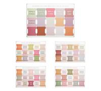 Tabanzhe Bible Tabs 75PCS Bible Tabs Index Stickers for Women Men Study Journaling Supplies Large Print Laminated Tab Christian Gift with Positioning Guide and Blank(Style A)