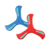 Tabanzhe Boomerang 2PCS Returning Boomerang Easy-To-Throw Boomerangs Sports Game Set for Adults Outdoor Flying Saucer Picnics Parks Beach Playing(Red+Blue)