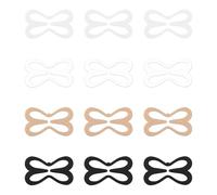 Tabanzhe Bra Strap Clips for Racer Back-12PCS Non Slip Bra Strap Clips Conceal Straps Holders Retainers for Racer Back Tank Tops Cleavage Control Bras Tightener Buckles
