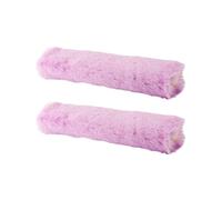 Tabanzhe Car Seat Belt Pads-2PCS Soft Plush Seatbelt Strap Cover Rabbit Fur Car Safety Belt Fluffy Comfort Pads Seat Belt Covers for Kids Adult(Purple)